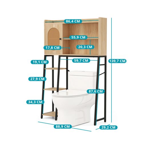 Skříňka na úložný prostor nad toaletou