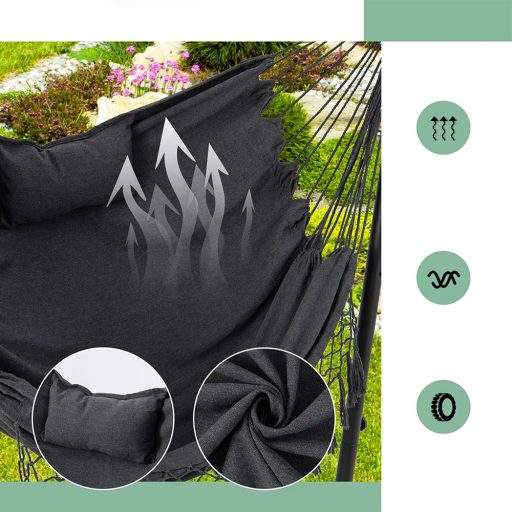 Nastavitelná výška závěsného křesla s držákem na telefon