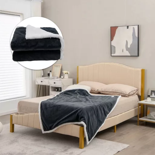 Hřejivá vlněná deka