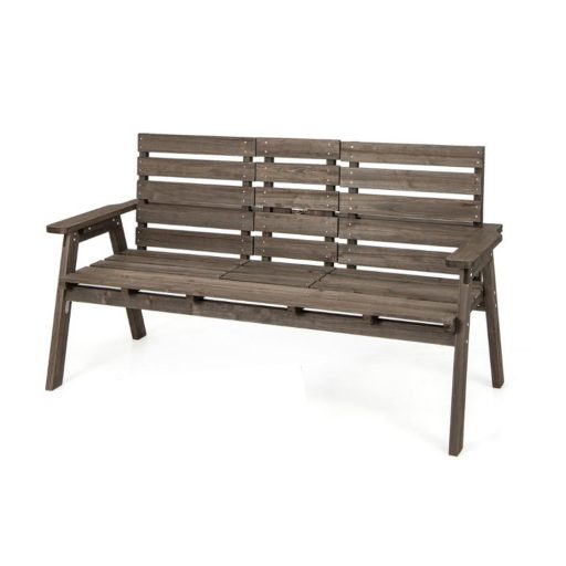 Zahradní lavice se sklápěcím stolečkem uprostřed