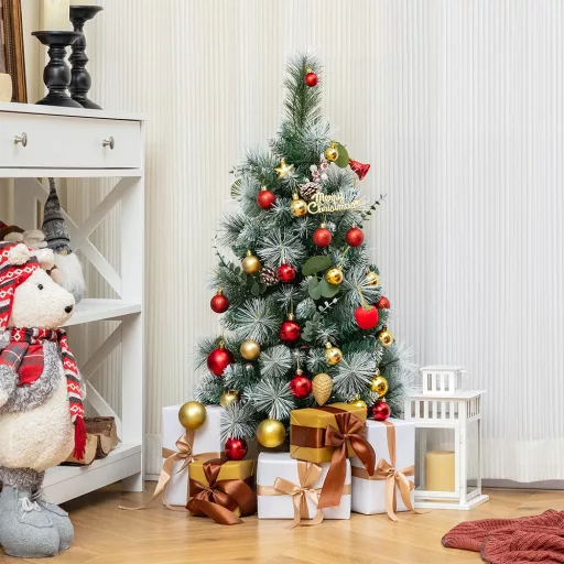 Mini Vánoční Stromek s Teplými LED Světly, 90cm