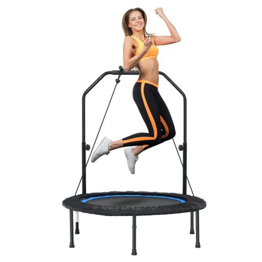Fitness trampolína s madlem