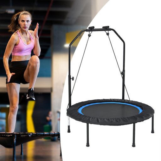 Fitness trampolína s madlem