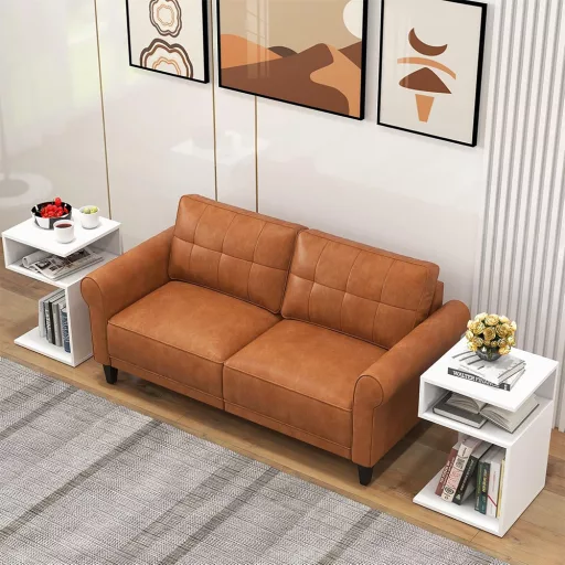 Noční stolek ve tvaru S