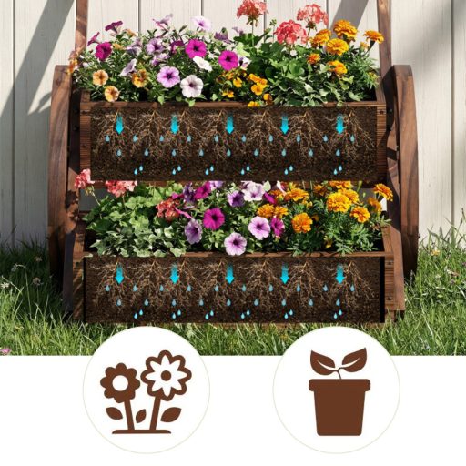 Zahradní květinový vozík