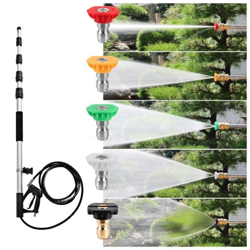 Telescopická vysokotlaká čistička s příslušenstvím