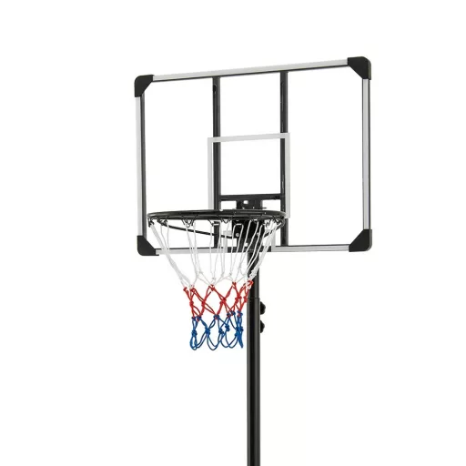 Nastavitelný basketbalový koš, průhledný