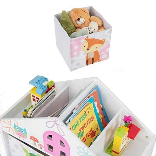 Knihovna ve tvaru domu se 2 úložnými boxy