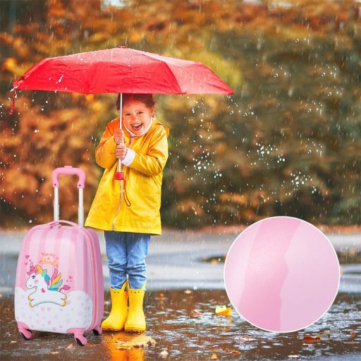 Sada dětského tažného kufru a batohu s jednorožcem