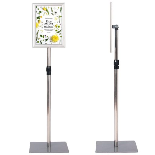 Informační stojan 33x24cm, Stříbrný