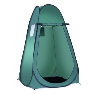 Převlékací stan, zelený