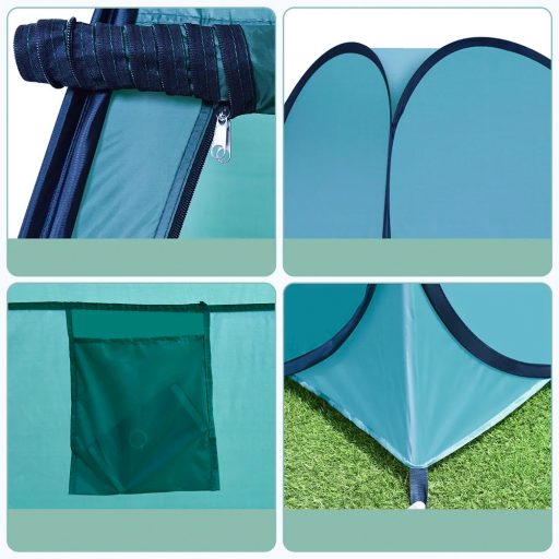 Převlékací stan, zelený