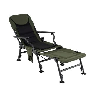 Velká rybářská židle s opěrkou nohou