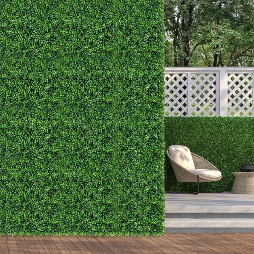 Dekorační stěna z umělých rostlin 12 ks 50x50 cm