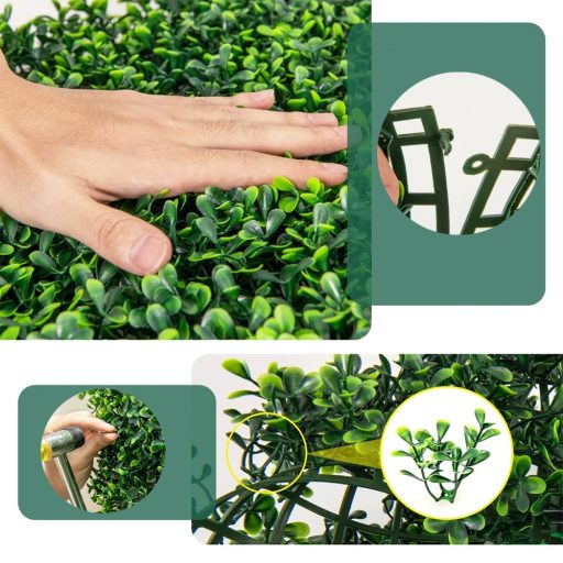 Dekorační stěna z umělých rostlin 12 ks 50x50 cm