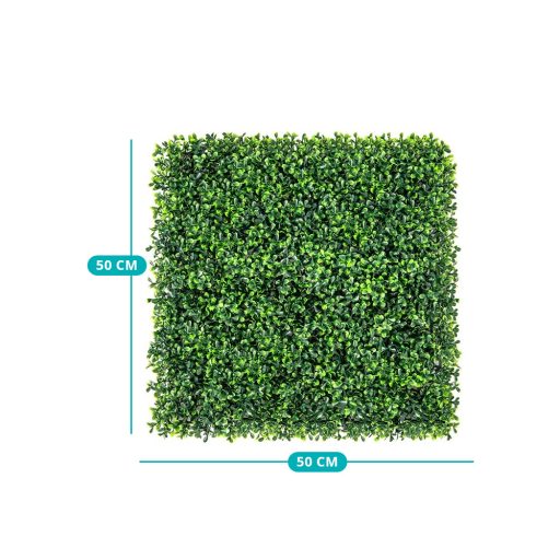 Dekorační stěna z umělých rostlin 12 ks 50x50 cm