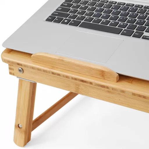 Nastavitelný bambusový stůl na laptop