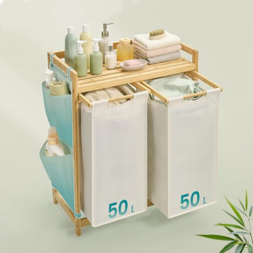 Koš na prádlo se 2 přihrádkami