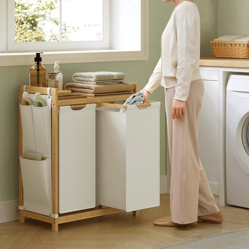 Koš na prádlo se 2 přihrádkami