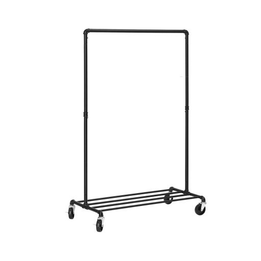 Černý oděvní stojan