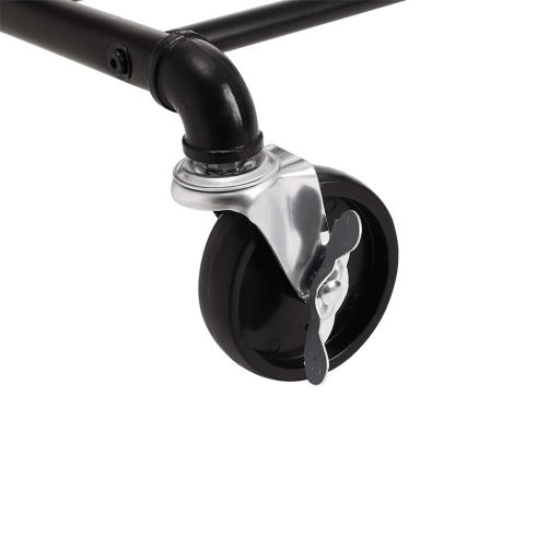 Černý oděvní stojan