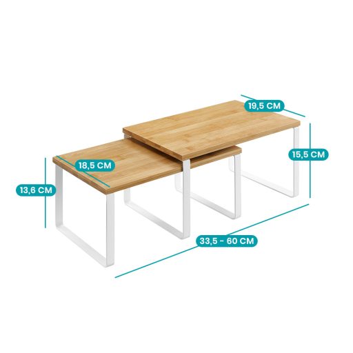 2-dílná kuchyňská úložná police