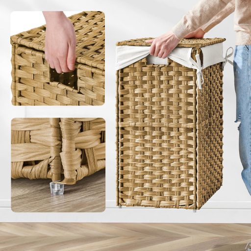 Plastový koš na prádlo, 45,5 x 32 x 61 cm