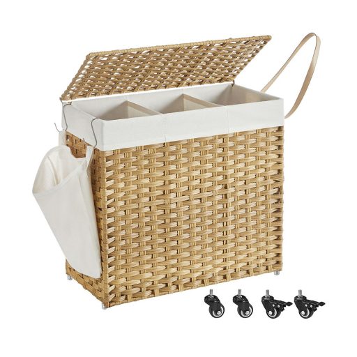 Plastový koš na prádlo, 66 x 33 x 66 cm