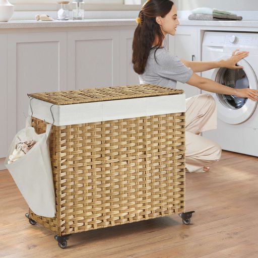 Plastový koš na prádlo, 66 x 33 x 66 cm