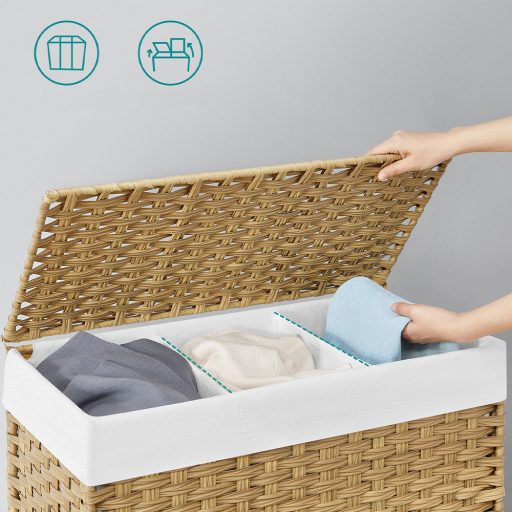 Plastový koš na prádlo, 66 x 33 x 66 cm