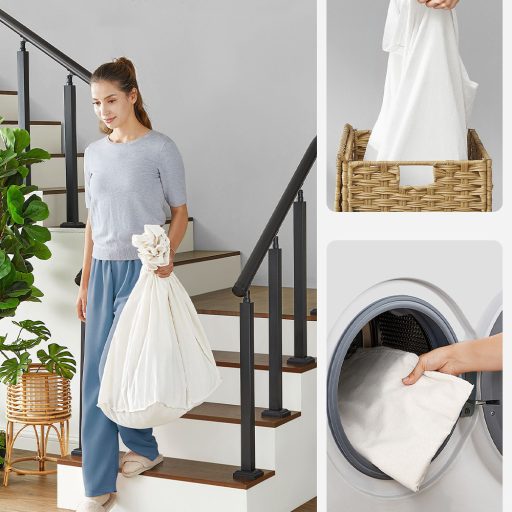 Plastový koš na prádlo, 66 x 33 x 66 cm