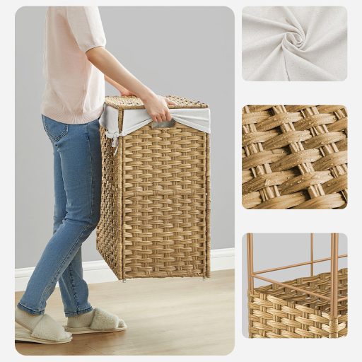 Plastový koš na prádlo, 66 x 33 x 66 cm