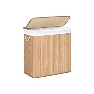 Bambusový koš na prádlo 60x40x61.5cm