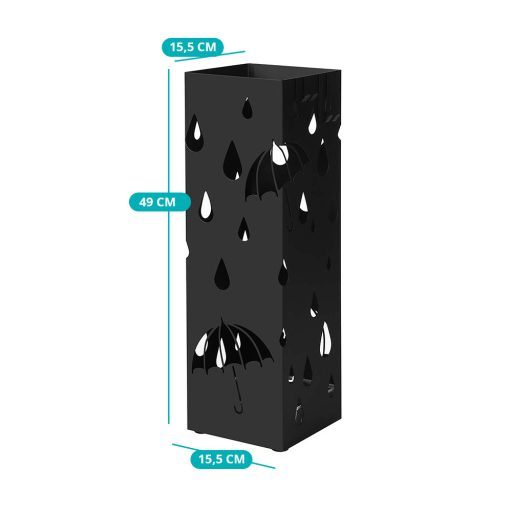 Stojan na deštníky, černý