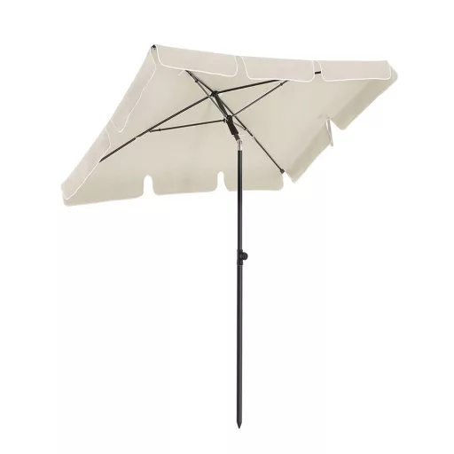 Nastavitelný slunečník s taškou, 2x1,25m béžový