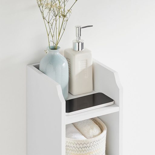 Úsporná koupelnová skříňka 18x20x80cm