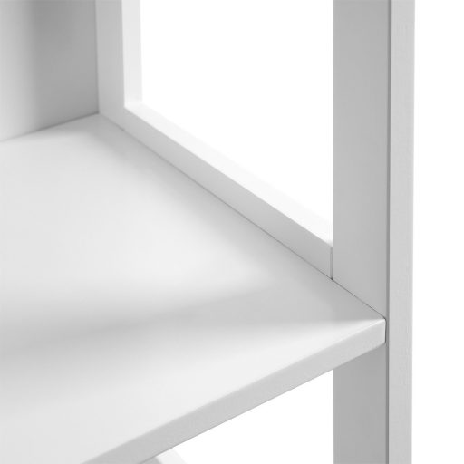 Úzká vysoká skříňka do koupelny se 3 policemi a 2 zásuvkami 30x30x141,5cm