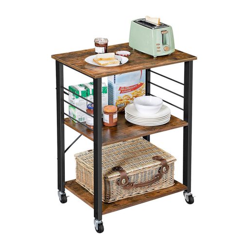 Kuchyňský vozík na kolečkách, 60x40x84 cm