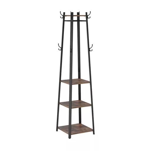 Stojan na kabáty se policemi 43x43x180cm