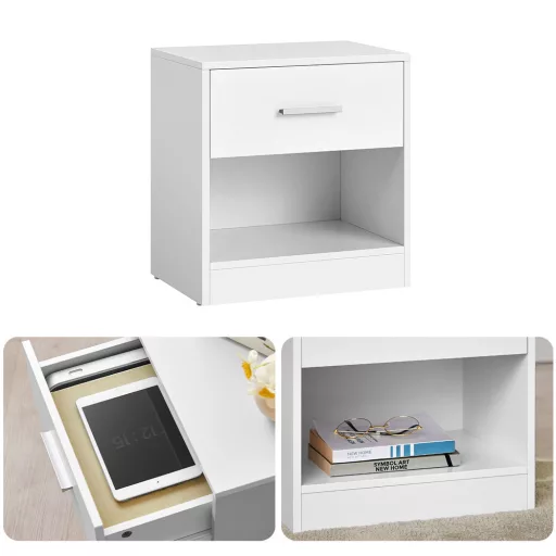 Klasický noční stolek 39x27,6x41 cm