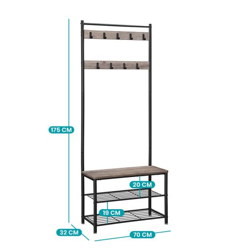 Předsíňová skříň s věšákem