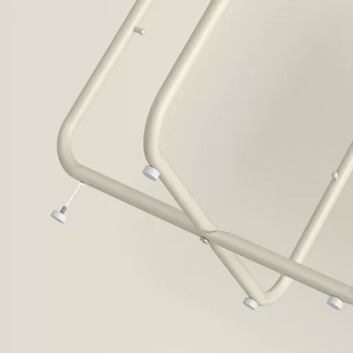 Kulatý konferenční stolek s textilním košem