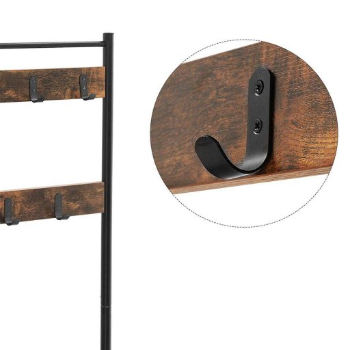 Předsíňová stěna, hnědá, 32 × 70 × 175 cm