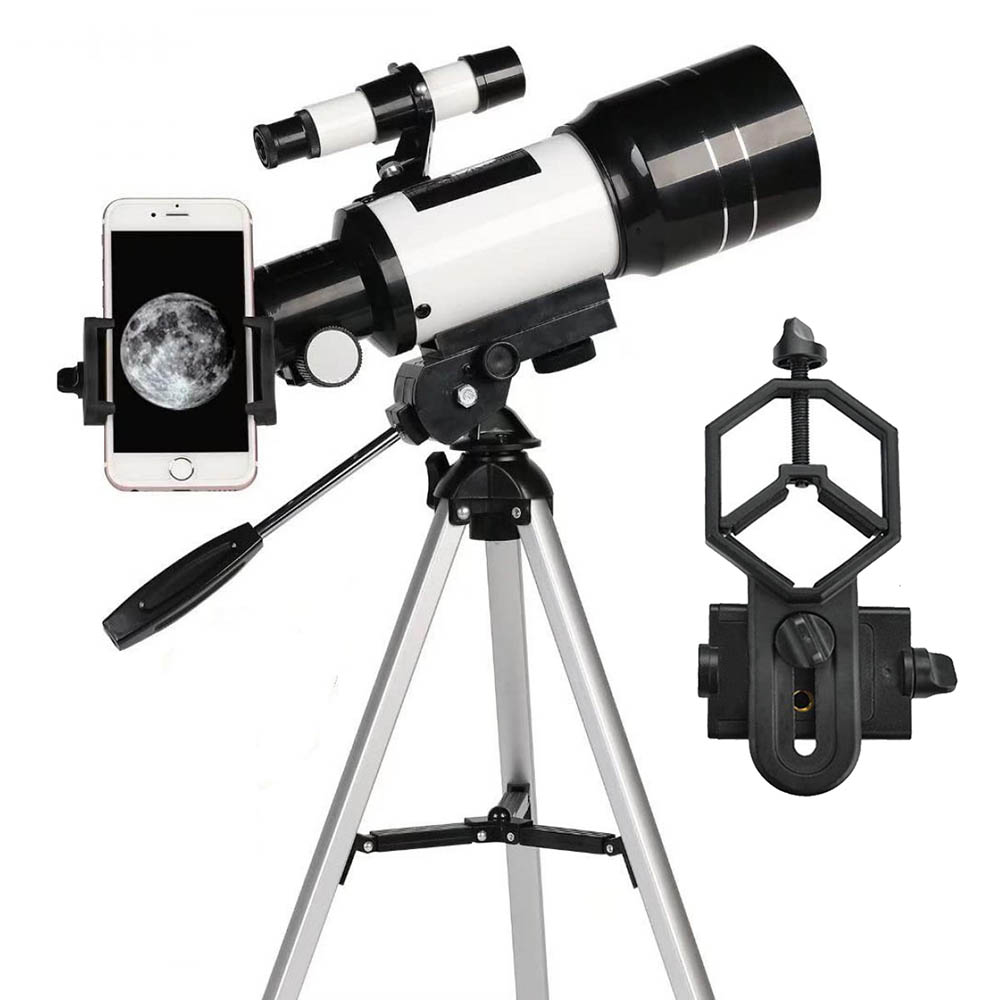 Hobby Astronomický Dalekohled S Adaptérem Pro Mobilní Telefon A Stojanem