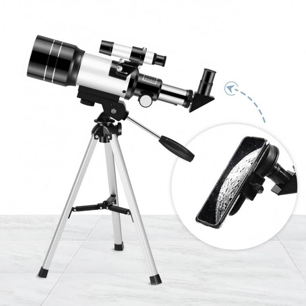 Hobby Astronomický Dalekohled S Adaptérem Pro Mobilní Telefon A Stojanem