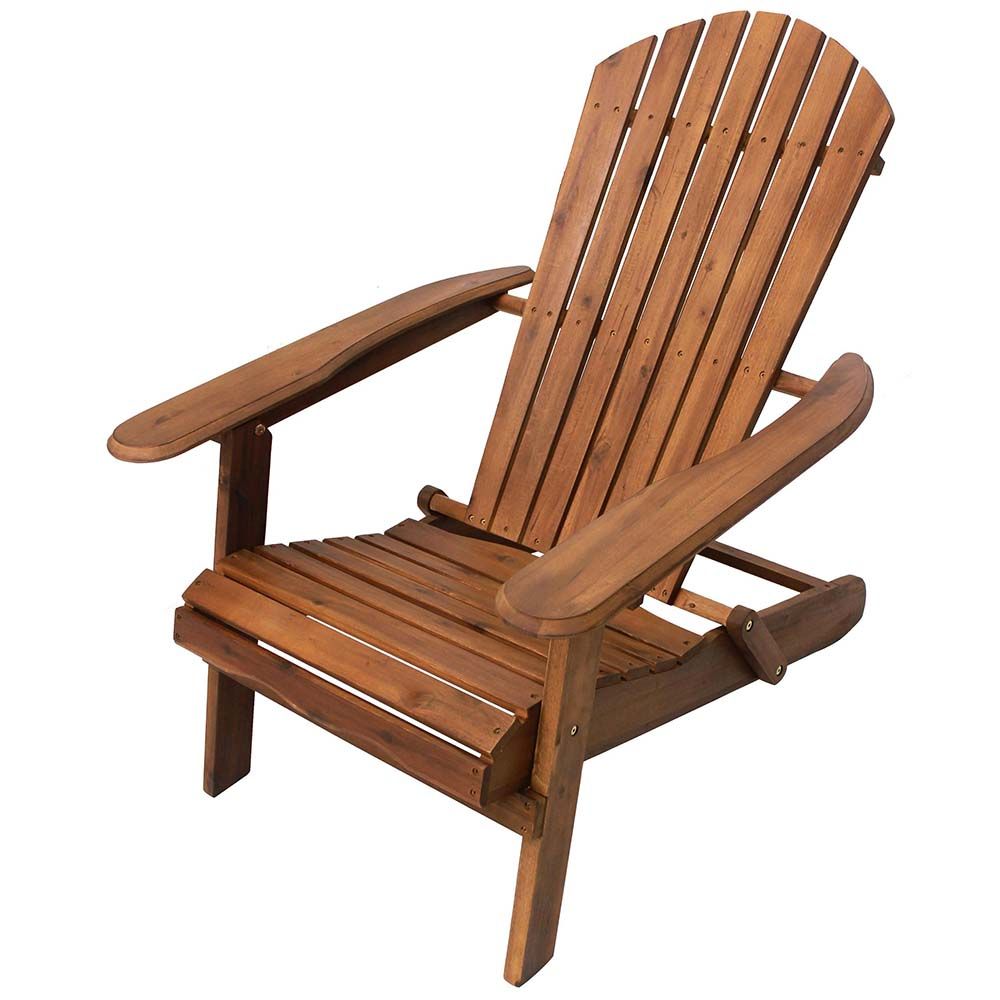 Dřevěná skládací zahradní židle