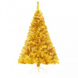 Zlatý umělý vánoční stromek ve více velikostech