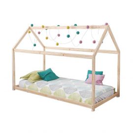 Dětská postel ve tvaru domečku, 70x140