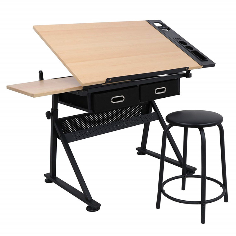 Stůl Na Kreslení Se Sklopnou Deskou A židlí Jako Dárek
