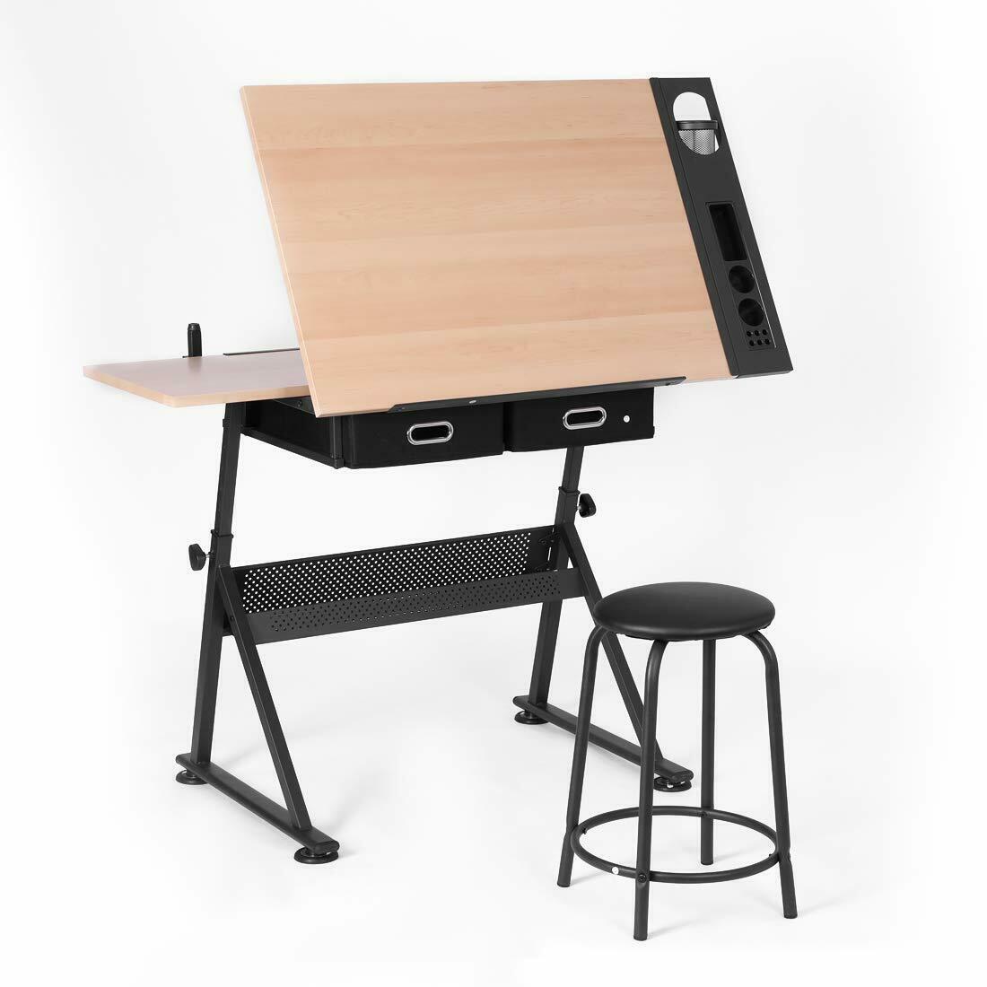 Stůl Na Kreslení Se Sklopnou Deskou A židlí Jako Dárek